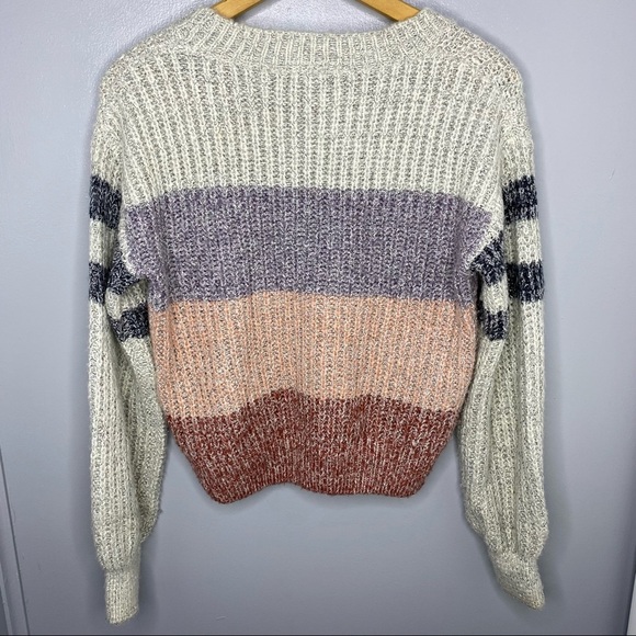 HEARTLOOM Elise Chunky Knit Striped Sweater - Picture 6 of 6